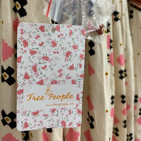 Free People Mixed Print Tunic Size S - Picture 10 of 11